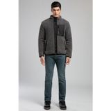 Lee Cooper Jose Erkek Dik Yaka Peluş Mont Gri