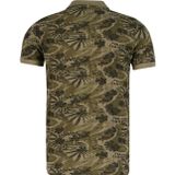 Lee Cooper Joseph Erkek %100 Pamuk Polo Yaka Pike T-Shirt Haki