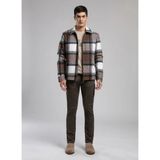 Lee Cooper Kahverengi Erkek Regular Fit Ekoseli Ceket 261 Lcm 231003 Phoenıx Kahve Ekose - XL
