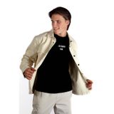 Lee Cooper Karela Erkek %100 Pamuk Dokuma Ceket Ekru