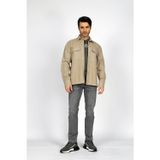 Lee Cooper Karela Erkek %100 Pamuk Dokuma Ceket Vizon