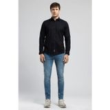 Lee Cooper Ketsa Erkek Regular Fit Pamuklu Uzun Kol Gömlek Siyah