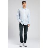 Lee Cooper Ketsa Erkek Uzun Kol Dokuma Gömlek Mavi - 2XL