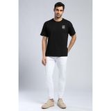 Lee Cooper Kite Erkek %100 Pamuk O Yaka T-Shirt Siyah - XL - 05-Siyah