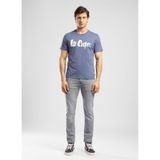 Lee Cooper Koyu Mavi Regular Fit Logo Baskılı T-Shirt, L, 5003355218, Koyu Mavi, Erkek