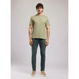 Lee Cooper KWASI Erkek Loose %100 Pamuk Baskılı Bisiklet Yaka T-Shirt Yeşil - 10-Yeşil