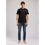 Lee Cooper KWASI Loose%100 Pamuk Baskılı Bisiklet Yaka T-Shirt Siyah, S, 262 LCM 242037, SİYAH, Erkek