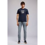 Lee Cooper Lacivert Erkek Regular Fit Logo Baskılı T-Shirt 262 Lcm 242055 Weston Lacivert