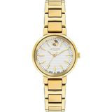 Lee Cooper LC07972.130 Kadın Kol Saati – Altın Çelik – 34 mm Quartz – Mineral Cam