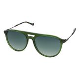 Lee Cooper LC1546.C2 56 mm Polarize Unisex Güneş Gözlüğü, Yeşil