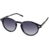 Lee Cooper LC1603 C3 50 Unisex Güneş Gözlüğü, Yuvarlak Çerçeve, Füme Cam, UV400 Koruma, Siyah