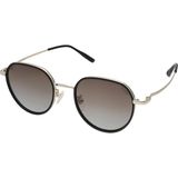 Lee Cooper LC1627.C1 49 Polarize Unisex Güneş Gözlüğü - Altın - Siyah