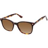 Lee Cooper LC2402.C5 52 Unisex Güneş Gözlüğü - Kahverengi - Havana