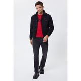 Lee Cooper Leecooper Puebla 10 Erkek Kürklü Jean Ceket - Siyah