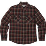 Lee Cooper Leonel Erkek %100 Pamuk Dokuma Gömlek Lacivert-Bordo Ekoseli - Mavi