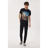 Lee Cooper Little Erkek %100 Pamuk O Yaka T-Shirt Siyah - 05-Siyah