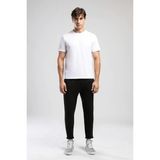 Lee Cooper Logos Erkek Regular Fit %100 Pamuk Baskılı Bisiklet Yaka T-Shirt Beyaz - 2XL