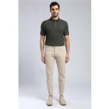 Lee Cooper Lonce Normal Bel Dar Konik Kesim Daralan Paça Bej Erkek Pantolon