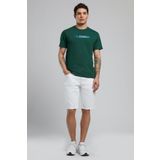Lee Cooper Lonceso Erkek Dokuma Şort Beyaz