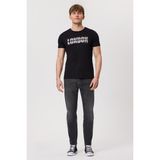 Lee Cooper London Normal Bel Dar Konik Kesim Daralan Paça Gri Erkek Jean Pantolon - 29 - Koyu Gri