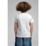 Lee Cooper Londonlogo Erkek Çocuk %100 Pamuk T-Shirt Beyaz-L