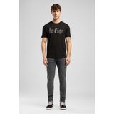 Lee Cooper Londonlogo Erkek Regular Fit %100 Pamuk Baskılı Bisiklet Yaka T-Shirt Siyah