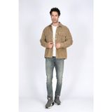 Lee Cooper Lukas Erkek %100 Pamuk Kadife Ceket Bej