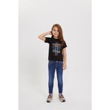 Lee Cooper Luna Kız Çocuk T-Shirt 202 Lcg 242004 8101 - 8 Yaş - Siyah