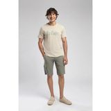 Lee Cooper Man 1 Erkek %100 Pamuk Dokuma Şort Haki - 34 - Yeşil