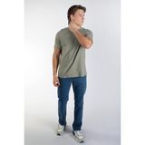 Lee Cooper Marelo Erkek %100 Pamuk O Yaka T-Shirt Haki - 10-Yeşil