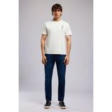 Lee Cooper Marıano Erkek Regular Fit %100 Pamuk Baskılı Bisiklet Yaka T-Shirt Beyaz - 2XL