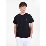 Lee Cooper MARIANO Regular Fit%100 Pamuk Baskılı Bisiklet Yaka T-Shirt Siyah, 2XL, 262 LCM 242053, SİYAH, Erkek