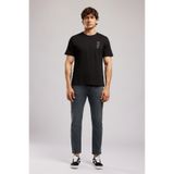 Lee Cooper MARIANO Regular Fit%100 Pamuk Baskılı Bisiklet Yaka T-Shirt Siyah, L, 262 LCM 242053, SİYAH, Erkek