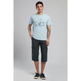 Lee Cooper Mark Erkek %100 Pamuk O Yaka T-Shirt Açık Mavi