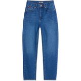 Lee Cooper Marlyn Yüksek Bel Rahat Kesim Daralan Paça %100 Pamuk Mavi Kadın Jean Pantolon - 28 / 28