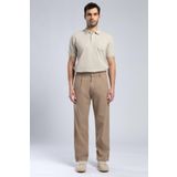 Lee Cooper Matteo Erkek Dokuma Pantolon Camel