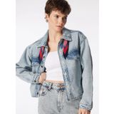 Lee Cooper Mavi Kadın Denim Ceket 242 LCF 131002 CARY DENIM