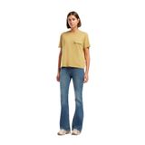 Lee Cooper Mavi-Yeşil Denim Pantolon Luna Octopus Juniper, 30-33, 5003361940, Mavi - Yeşil, Kadın