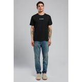 Lee Cooper Maxwell Erkek %100 Pamuk O Yaka T-Shirt Siyah - 05-Siyah
