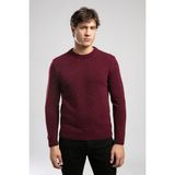 Lee Cooper Mor Erkek Yuvarlak Yaka Regular Fit Kırçıllı Kazak 261 Lcm 241019 Jos Mürdüm - 2XL