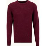 Lee Cooper Mor Erkek Yuvarlak Yaka Regular Fit Kırçıllı Kazak 261 Lcm 241019 Jos Mürdüm - XL