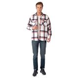 LEE COOPER Moses Dokuma Uzun Kol Gömlek Tarçın-Lacivert Ekose, S, 241 LCM 241046, TARÇIN-LACİVERT EKOSE, Erkek
