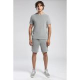 Lee Cooper Naul Erkek O Yaka T-Shirt Gri - 2XL - 095-Gri