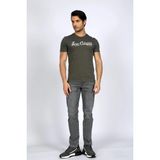 Lee Cooper Nero Erkek %100 Pamuk O Yaka T-Shirt Haki - 10-Yeşil