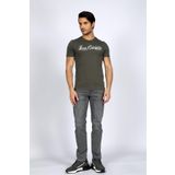 Lee Cooper Nero Erkek %100 Pamuk O Yaka T-shirt Haki