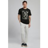 Lee Cooper New Beach Chıno Normal Bel Normal Kesim Düz Paça %100 Pamuk Ekru Erkek Pantolon