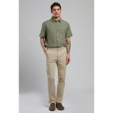 Lee Cooper New Chıno 2 Normal Bel Dar Kesim Düz Paça Bej Erkek Pantolon
