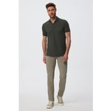 Lee Cooper Newbernard Erkek %100 Pamuk Polo Yaka T-shirt Olive
