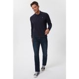 Lee Cooper Newblend Erkek Polo Yaka Sweatshirt Kısa Kahve
