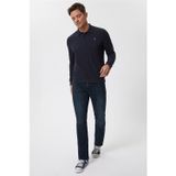 Lee Cooper Newblend Erkek Polo Yaka Sweatshirt Koyu Kahve